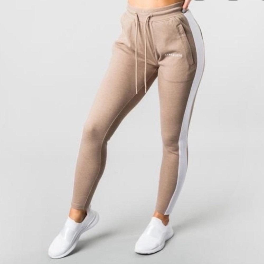 Alphalete Tan Women’s Stripe Joggers